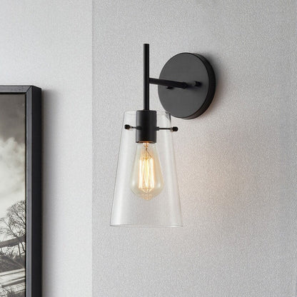 KAWOTI 5-in W 1-light Modern Armed Wall Sconce