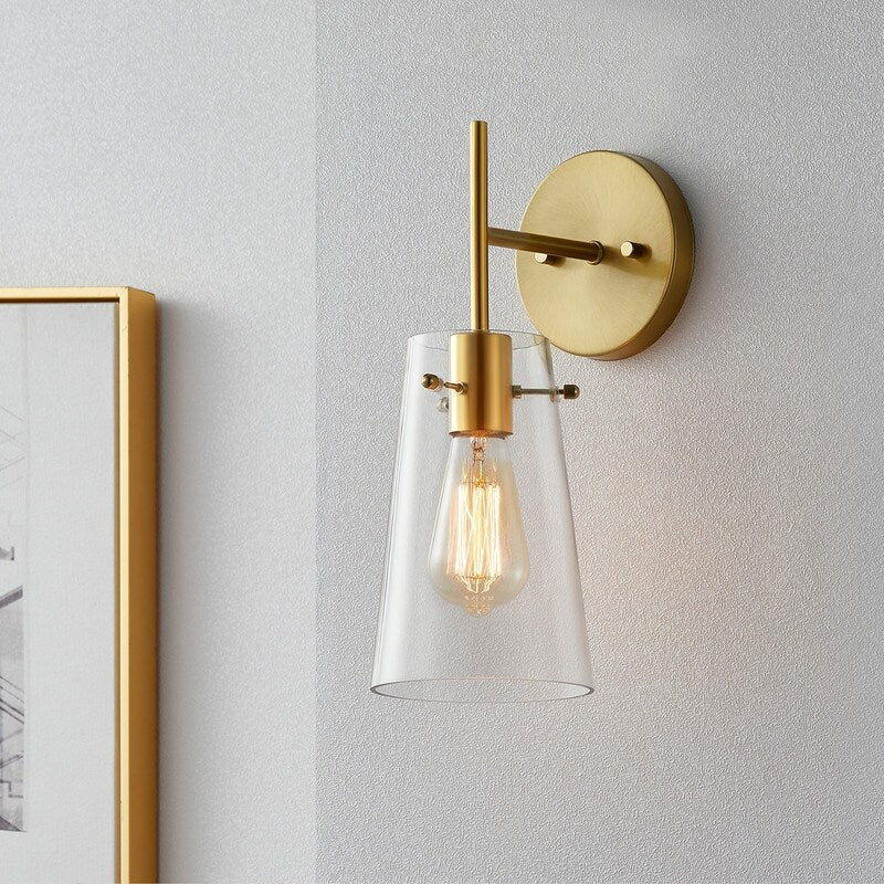 KAWOTI 5-in W 1-light Modern Armed Wall Sconce
