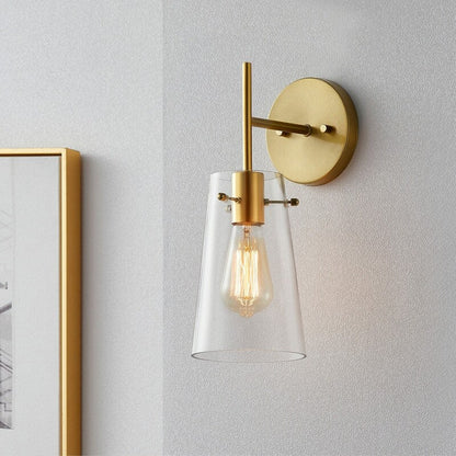 KAWOTI 5-in W 1-light Modern Armed Wall Sconce