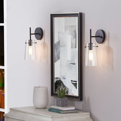 KAWOTI 5-in W 1-light Modern Armed Wall Sconce
