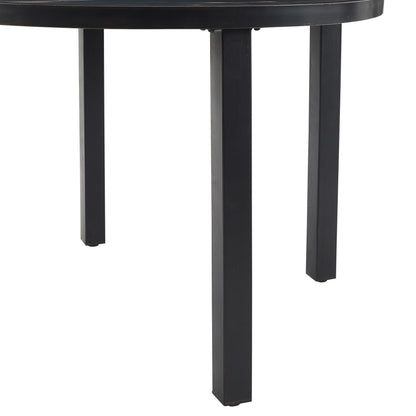 Crosley Kaplan 5Pc Outdoor Metal Round Dining Set- Table & 4 Swivel Chairs