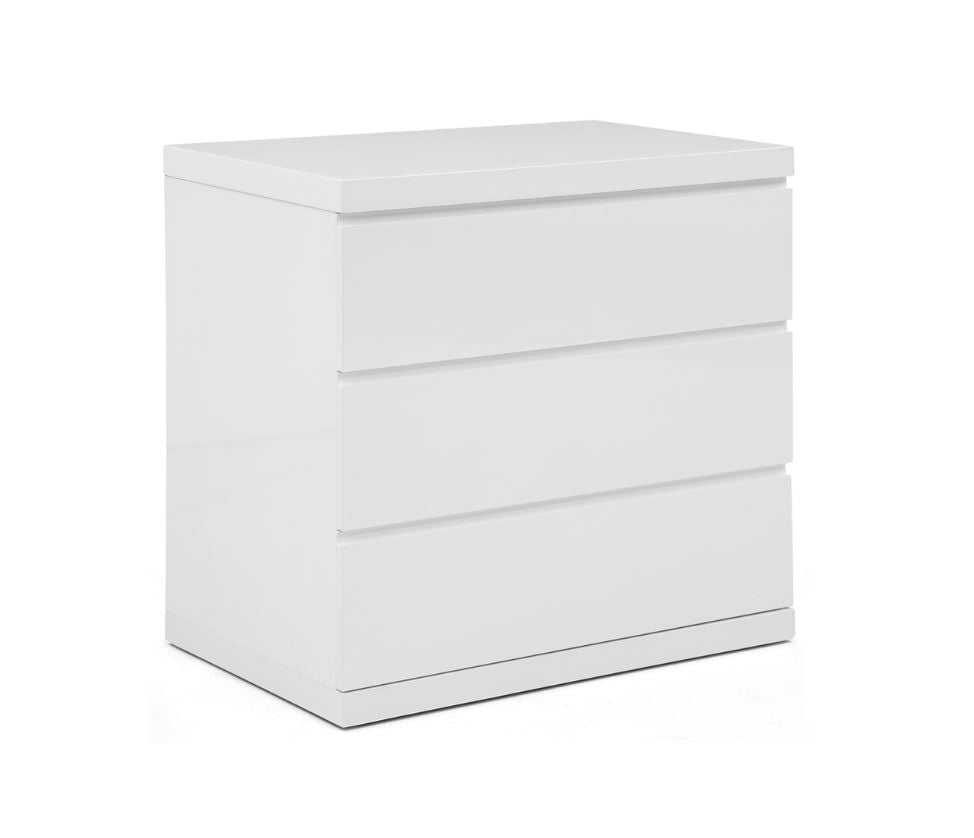 Commode simple blanche Karenina (1 seule pièce)