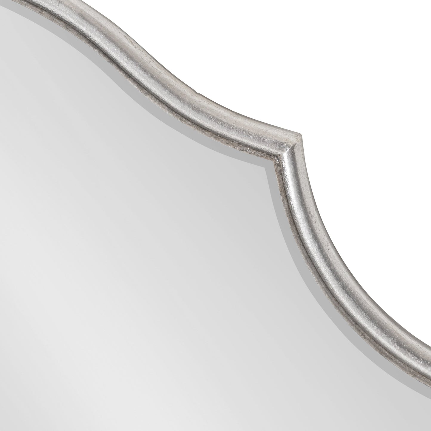 Kate and Laurel Leanna Scalloped Oval Wall Mirror