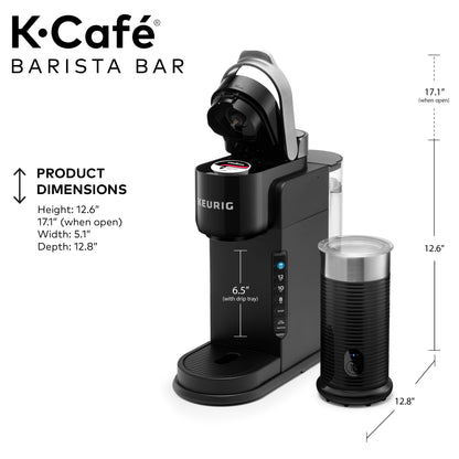 Keurig® K-Café Barista Bar Single Serve Coffee Maker and Frother