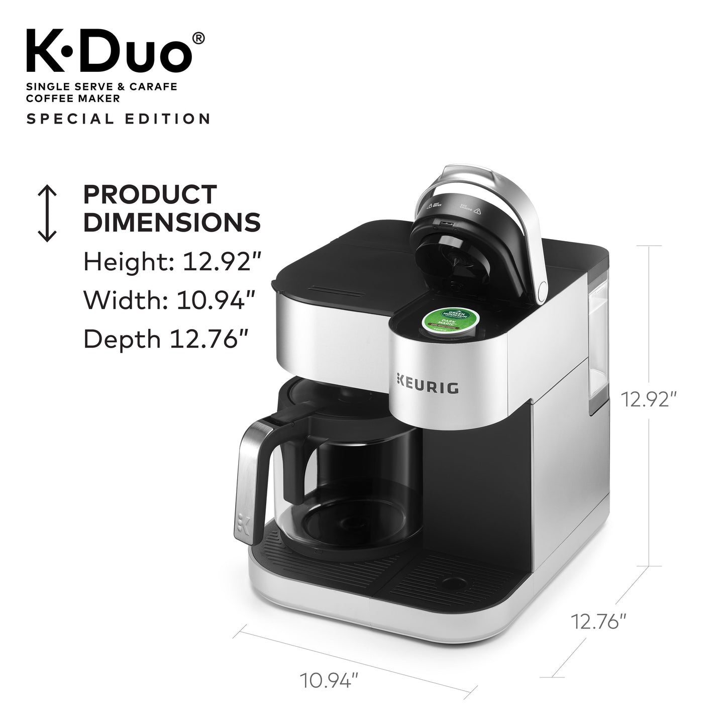 Keurig® K-Duo® Special Edition Single Serve & Carafe Coffee Maker