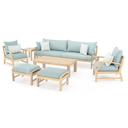 Kooper 8 Piece Sunbrella Outdoor Patio Sofa & Club Chair Set
