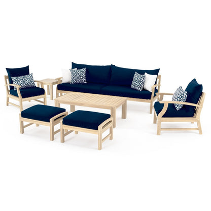 Kooper 8 Piece Sunbrella Outdoor Patio Sofa & Club Chair Set
