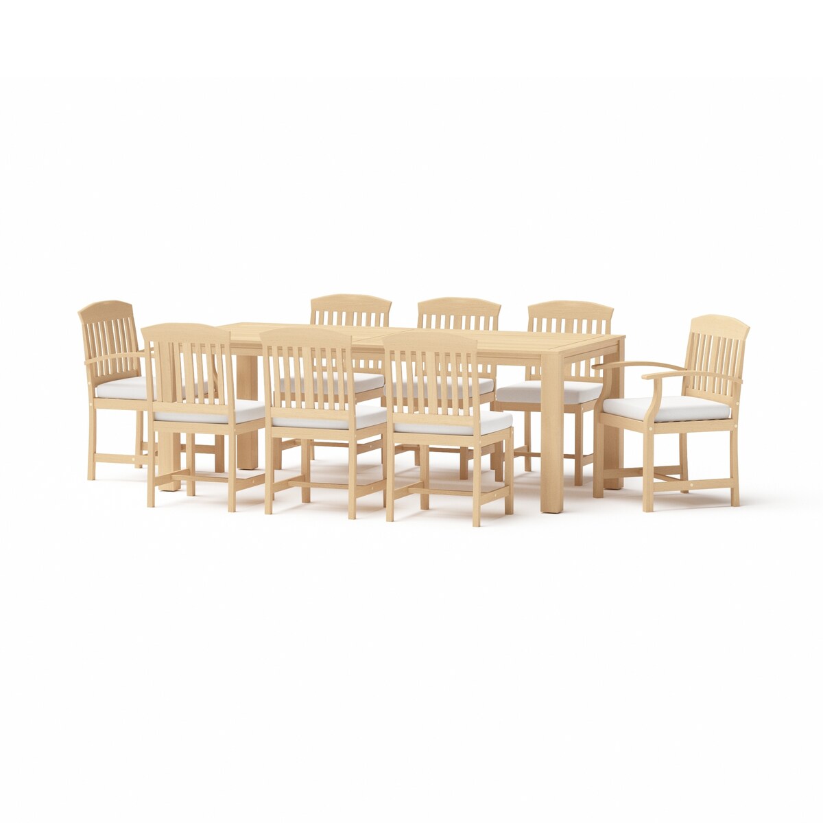 Kooper 9 Piece Sunbrella Outdoor Patio Dining Set