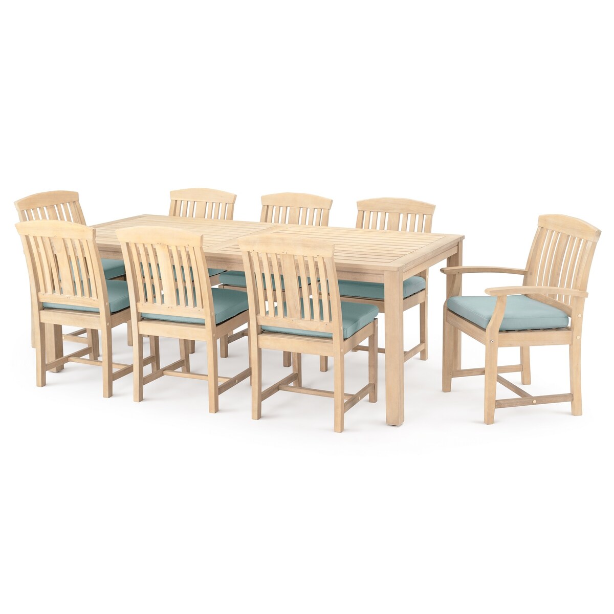 Kooper 9 Piece Sunbrella Outdoor Patio Dining Set