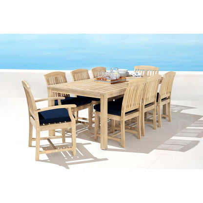 Kooper 9 Piece Sunbrella Outdoor Patio Dining Set