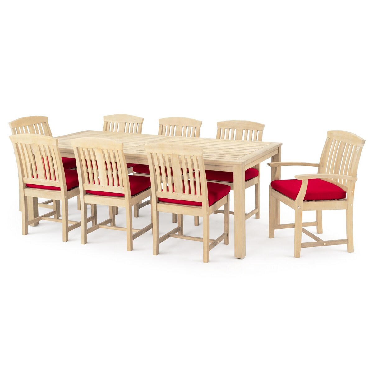 Kooper 9 Piece Sunbrella Outdoor Patio Dining Set