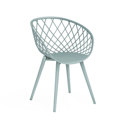 Jamesdar Kurv 3 Piece Mid-Century Modern Patio Chat Set