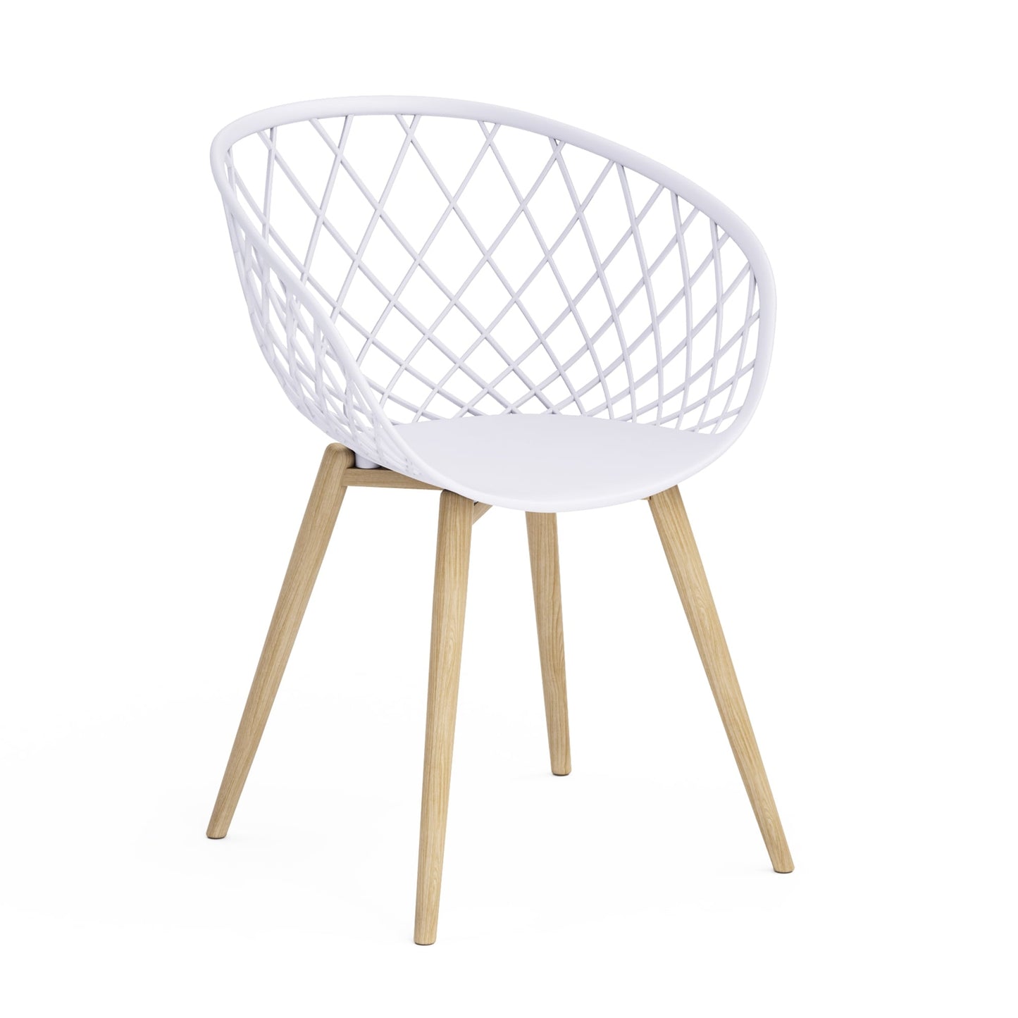 Jamesdar Kurv 3 Piece Mid-Century Modern Patio Chat Set