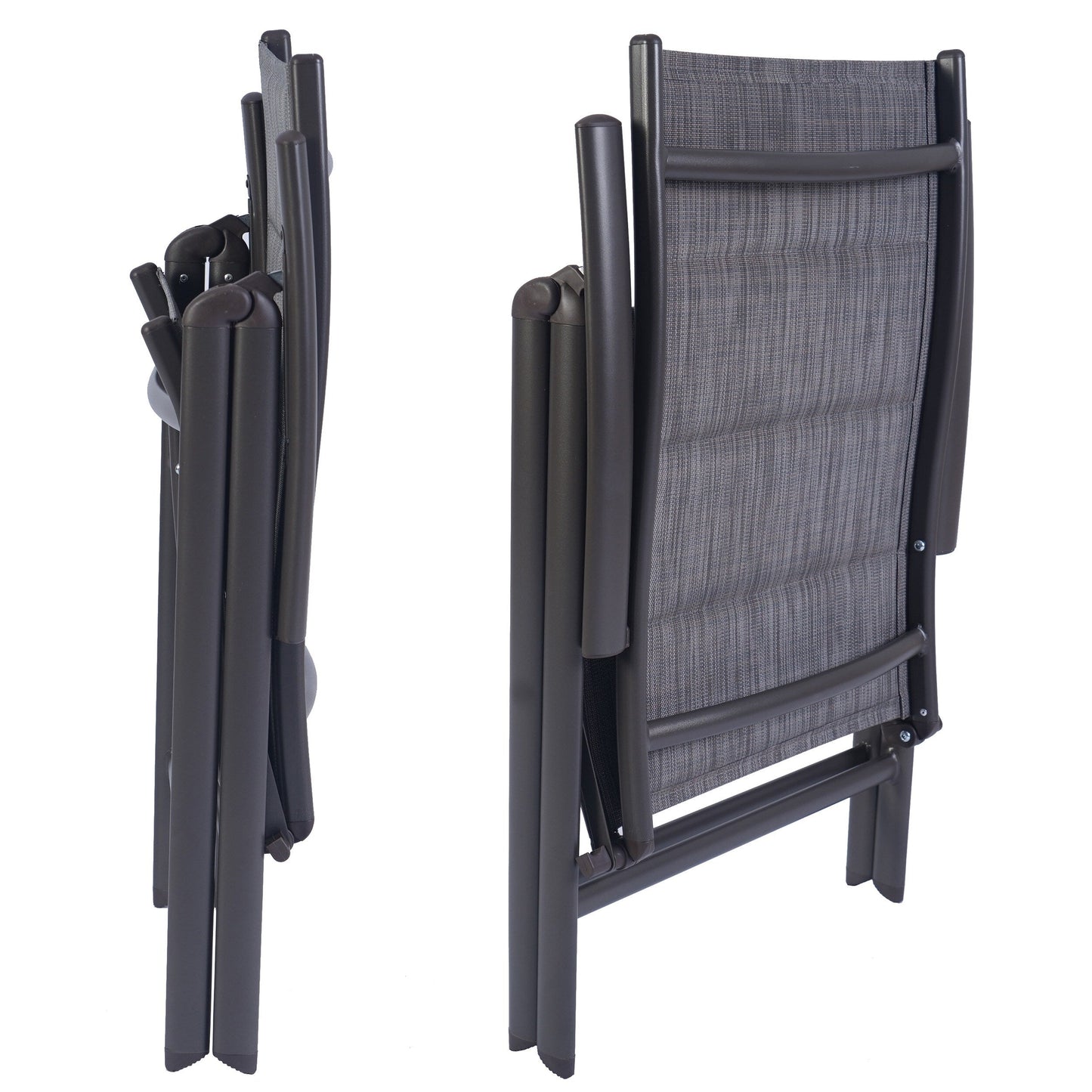 Kozyard Coolmen Outdoor Patio Dining Furniture 2-Pack Foldable Chairs