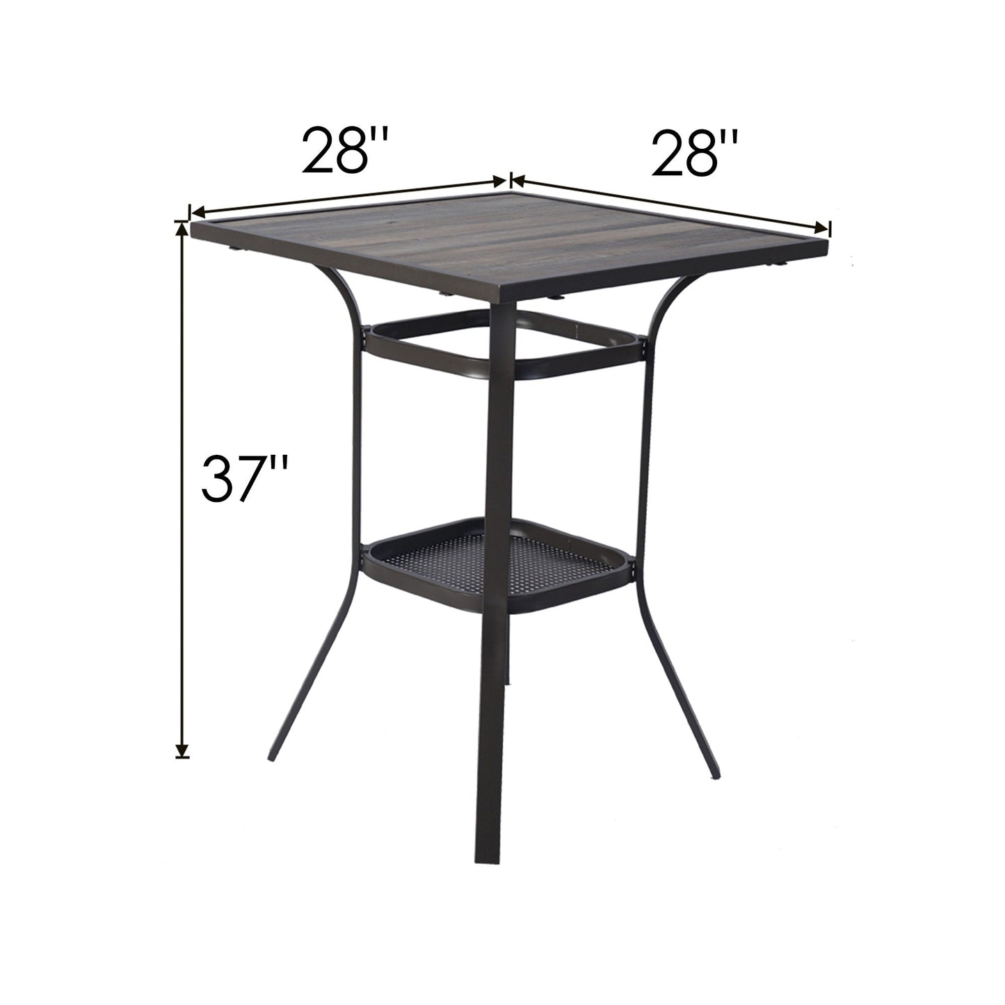Kozyard Isabella High Swivel Bar Table