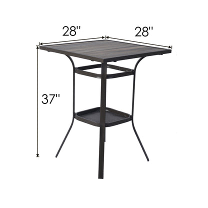 Kozyard Isabella High Swivel Bar Table