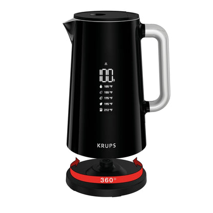 Krups Smart Temp Digital Kettle, Black