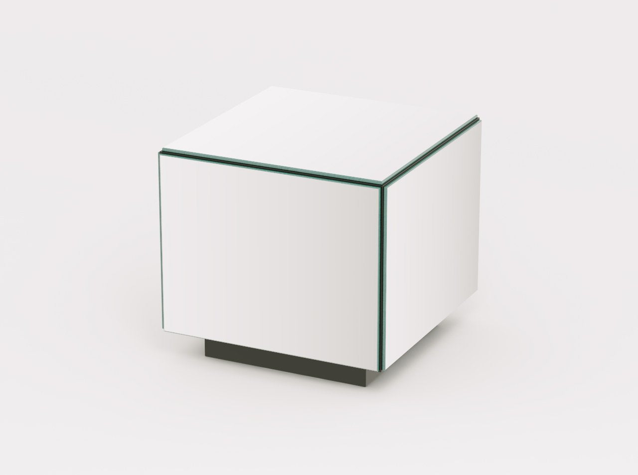 Table d'appoint en miroir Reflex