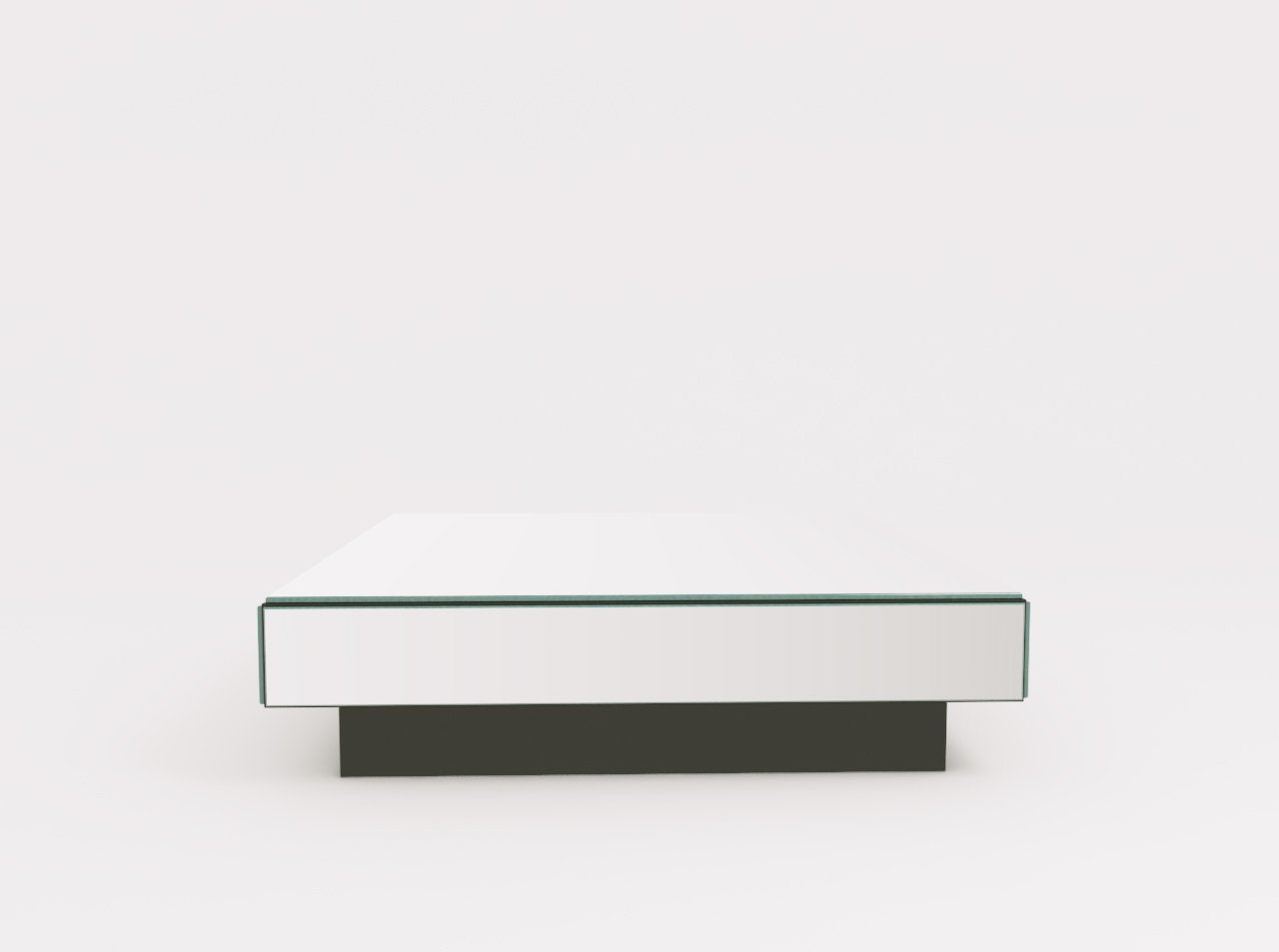 Table basse carrée en miroir Reflex