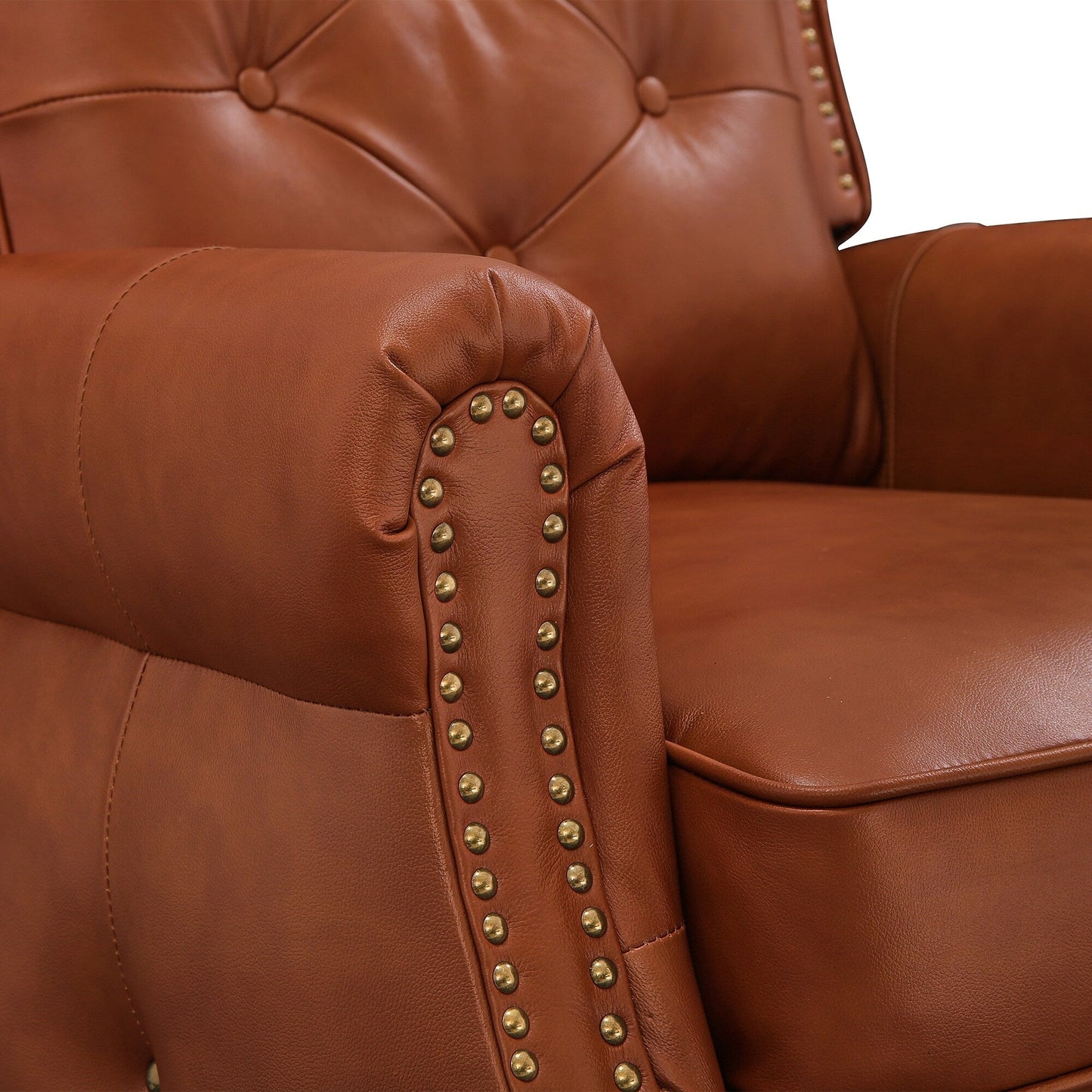 LUE BONA Leather Recliner Chair Accent Chairs for Living Room Set of 2