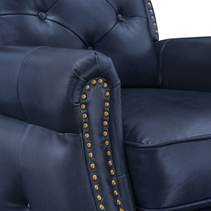 LUE BONA Leather Recliner Chair Accent Chairs for Living Room Set of 2