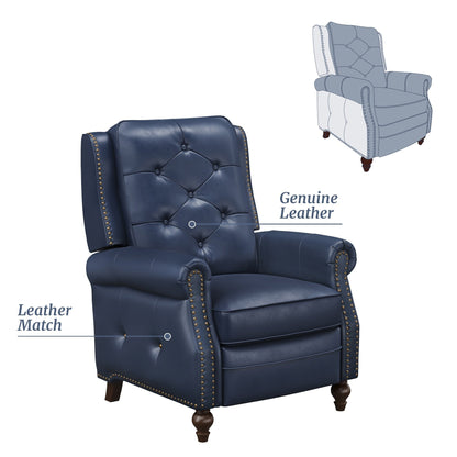LUE BONA Leather Recliner Chair Accent Chairs for Living Room Set of 2