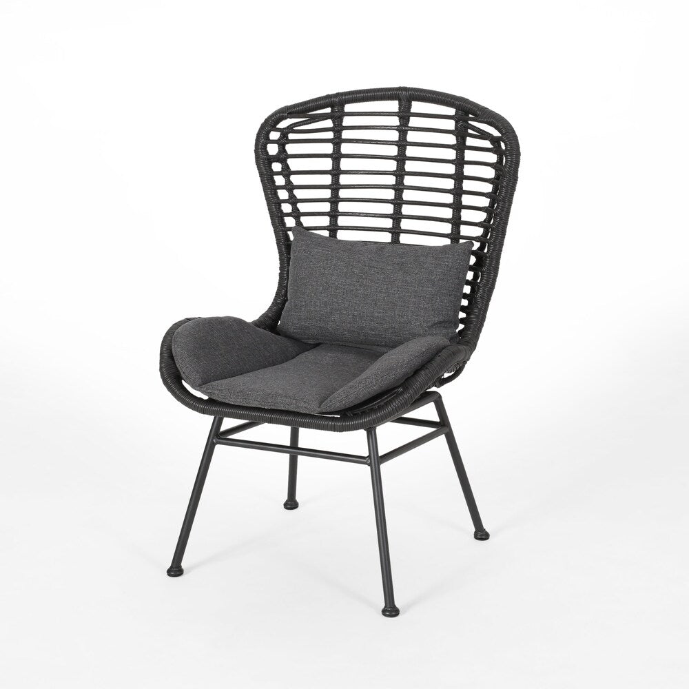 La Habra Outdoor Wicker Club Chairs (Set of 2) by Christopher Knight Home