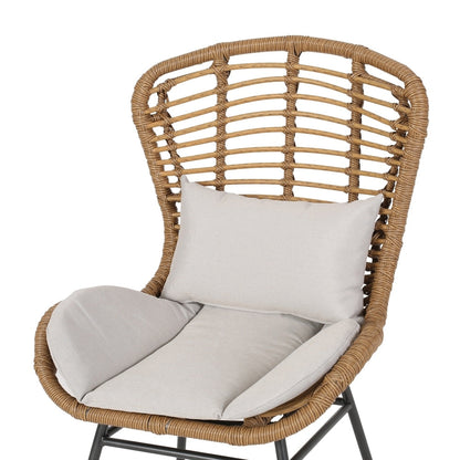 La Habra Outdoor Wicker Club Chairs (Set of 2) by Christopher Knight Home