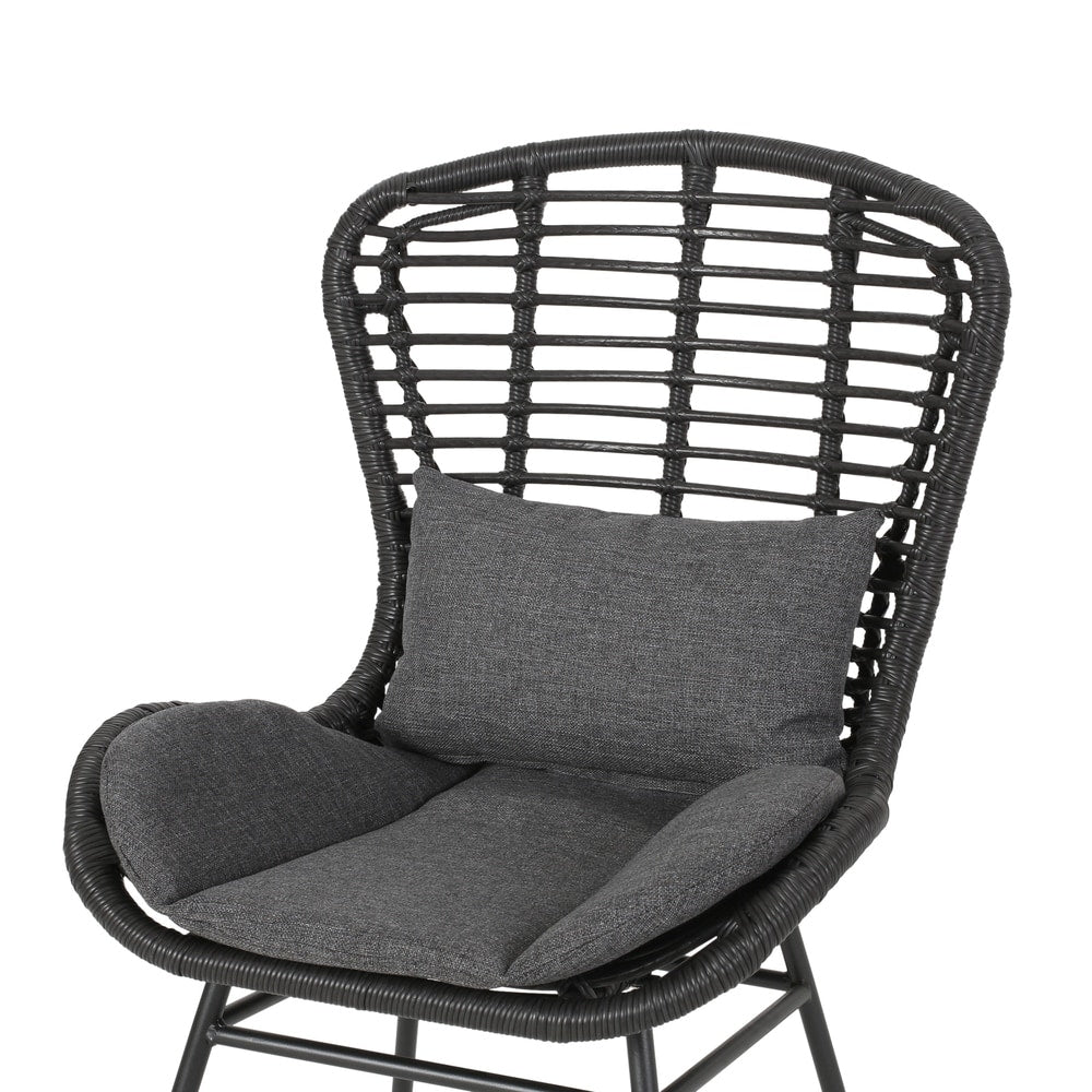 La Habra Outdoor Wicker Club Chairs (Set of 2) by Christopher Knight Home