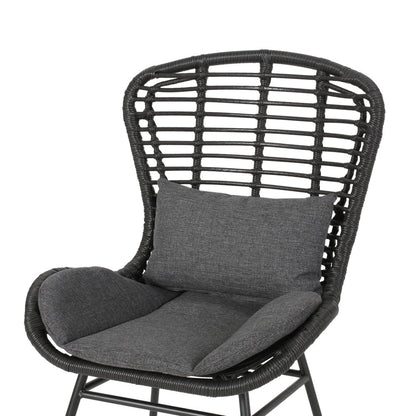 La Habra Outdoor Wicker Club Chairs (Set of 2) by Christopher Knight Home
