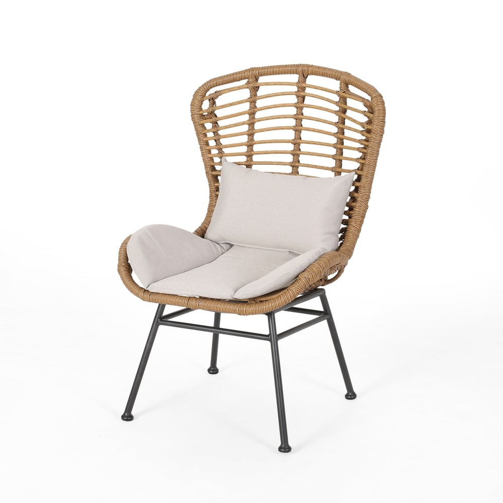 La Habra Outdoor Wicker Club Chairs (Set of 2) by Christopher Knight Home