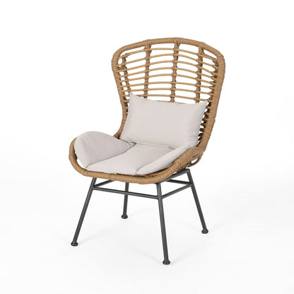 La Habra Outdoor Wicker Club Chairs (Set of 2) by Christopher Knight Home