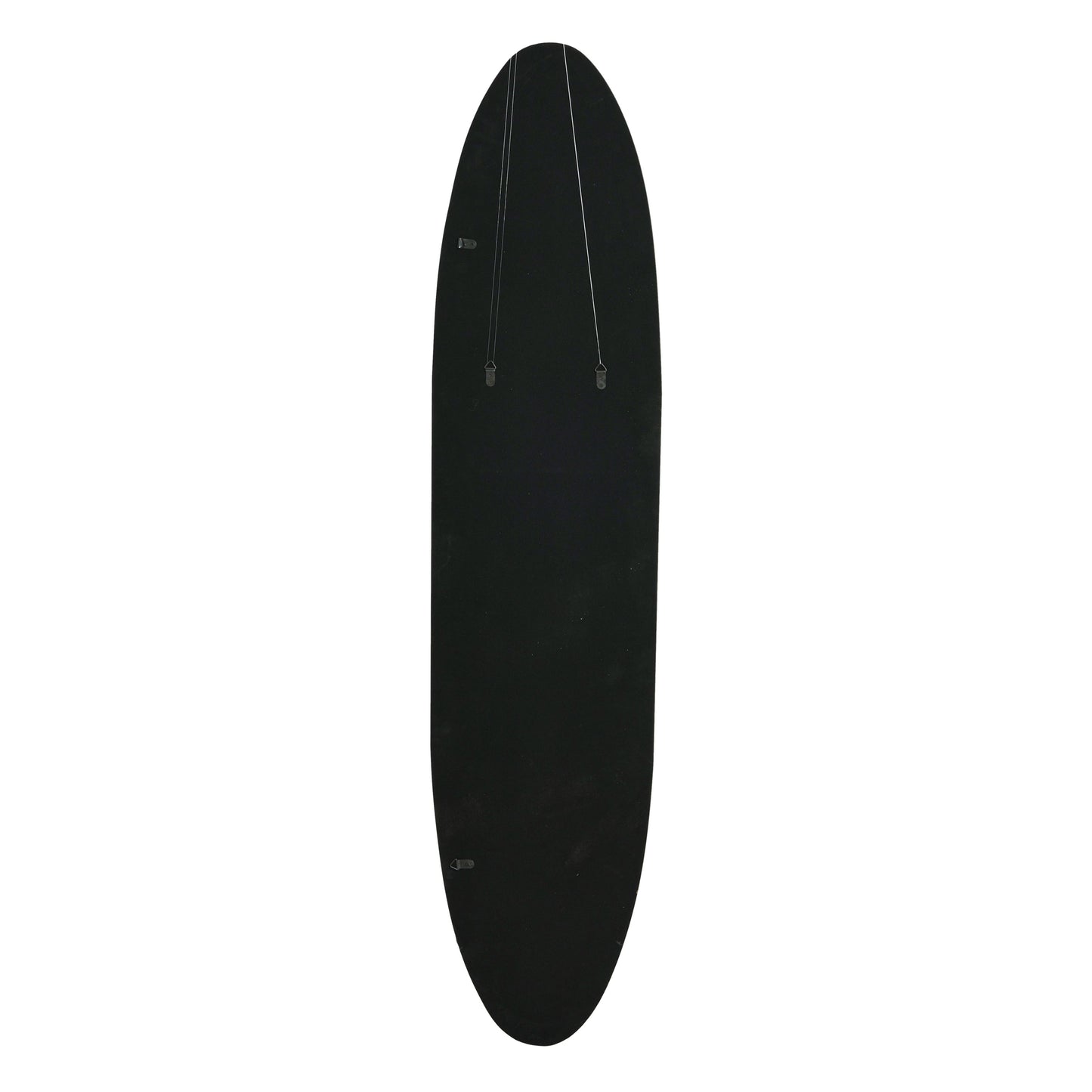 Lacquered Wood Surfboard Wall Décor