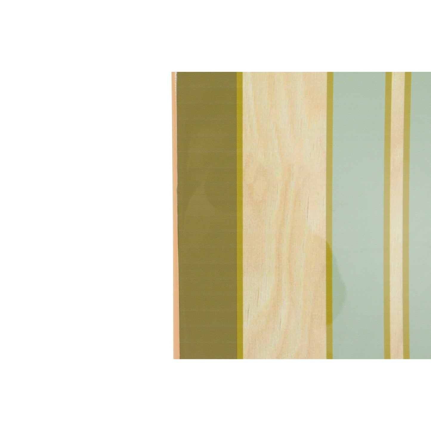 Lacquered Wood Surfboard Wall Décor
