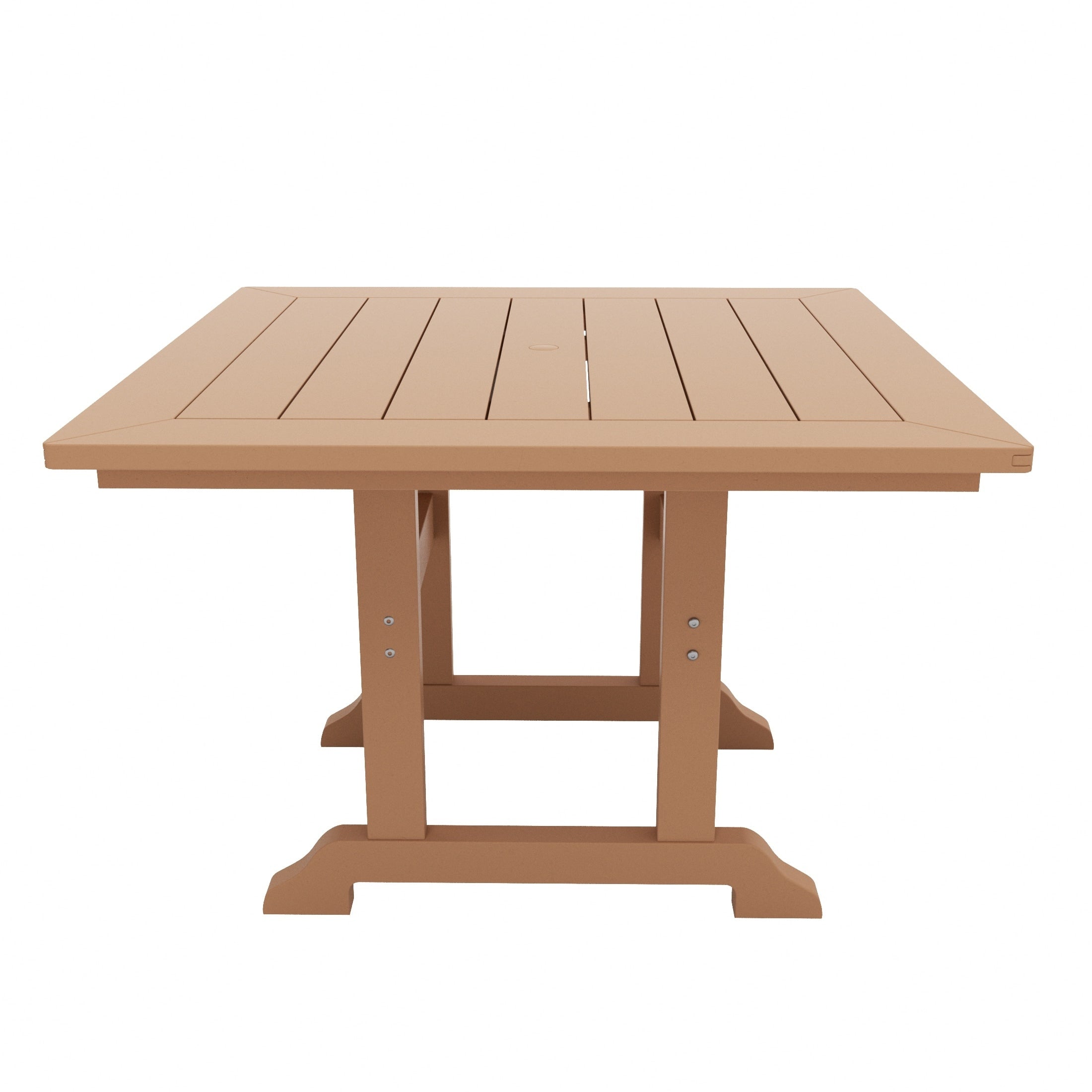 Polytrends Laguna Hdpe All Weather Outdoor Patio Dining Set with Square Table, Arm Chairs (5-Piece Set)