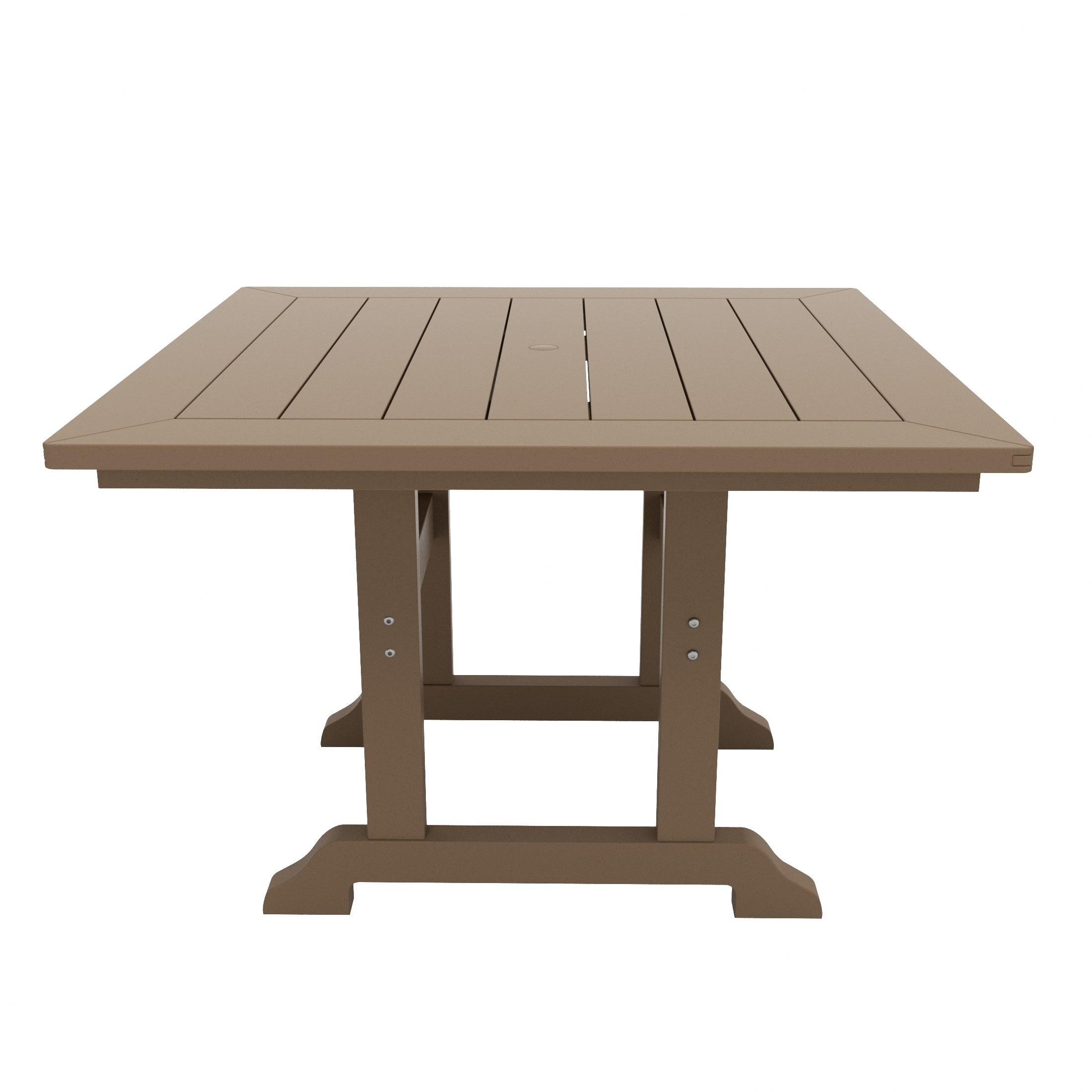 Polytrends Laguna Hdpe All Weather Outdoor Patio Dining Set with Square Table, Arm Chairs (5-Piece Set)