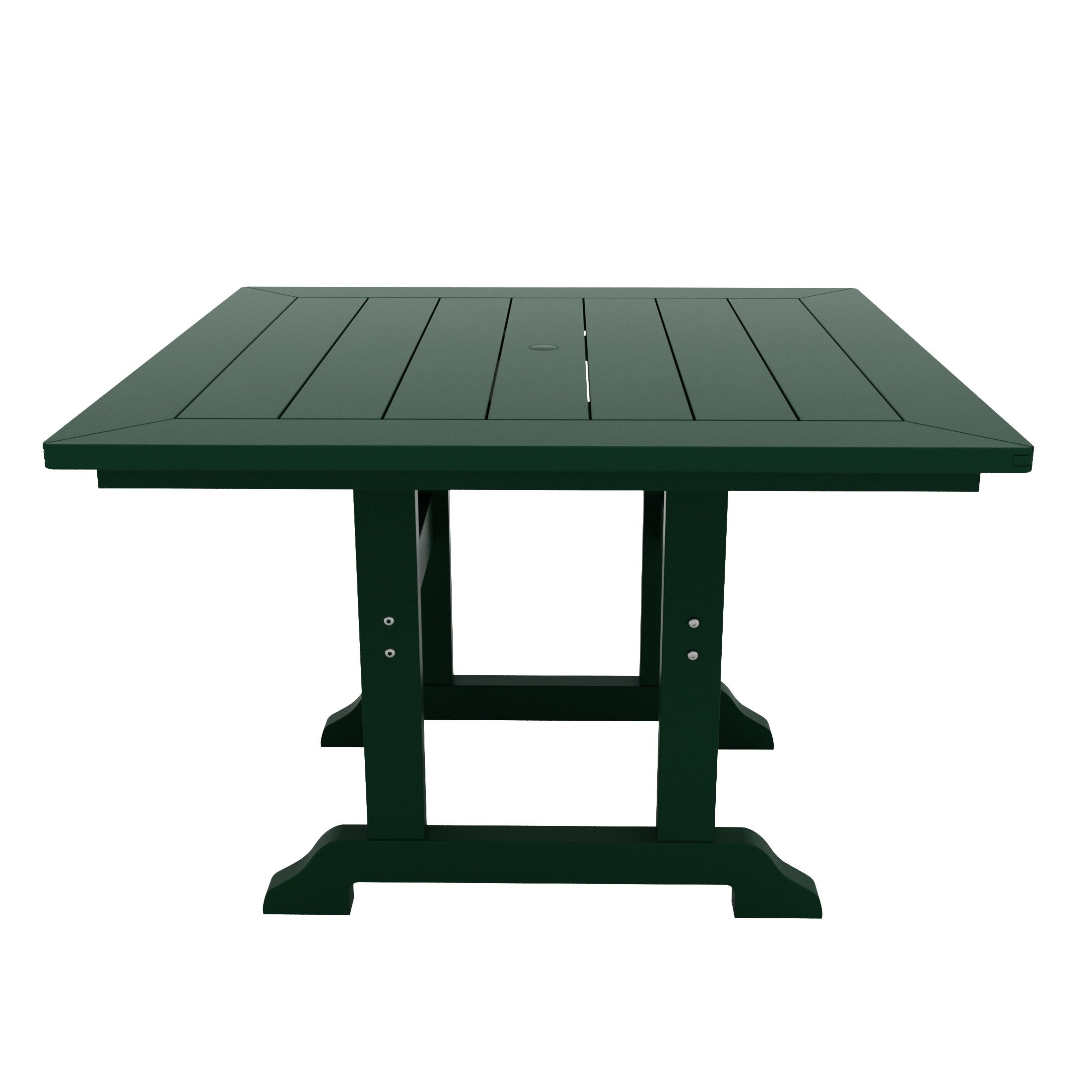 Polytrends Laguna Hdpe All Weather Outdoor Patio Dining Set with Square Table, Arm Chairs (5-Piece Set)