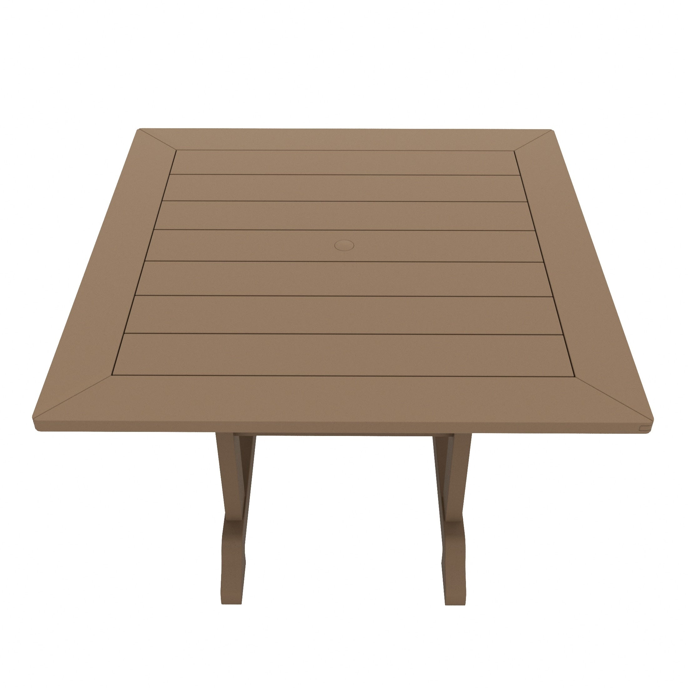 Polytrends Laguna Hdpe All Weather Outdoor Patio Dining Set with Square Table, Arm Chairs (5-Piece Set)