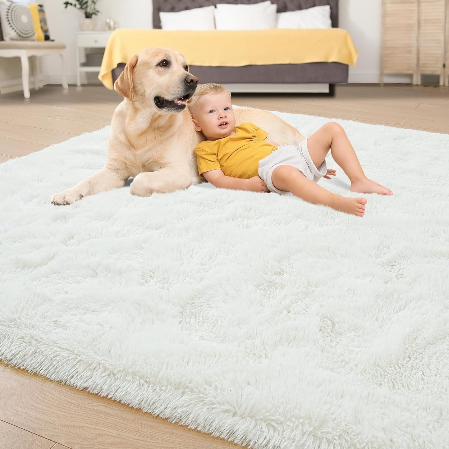 Large Size Home Decor Carpet Washable Nursery Area Rug - 8' x 10'