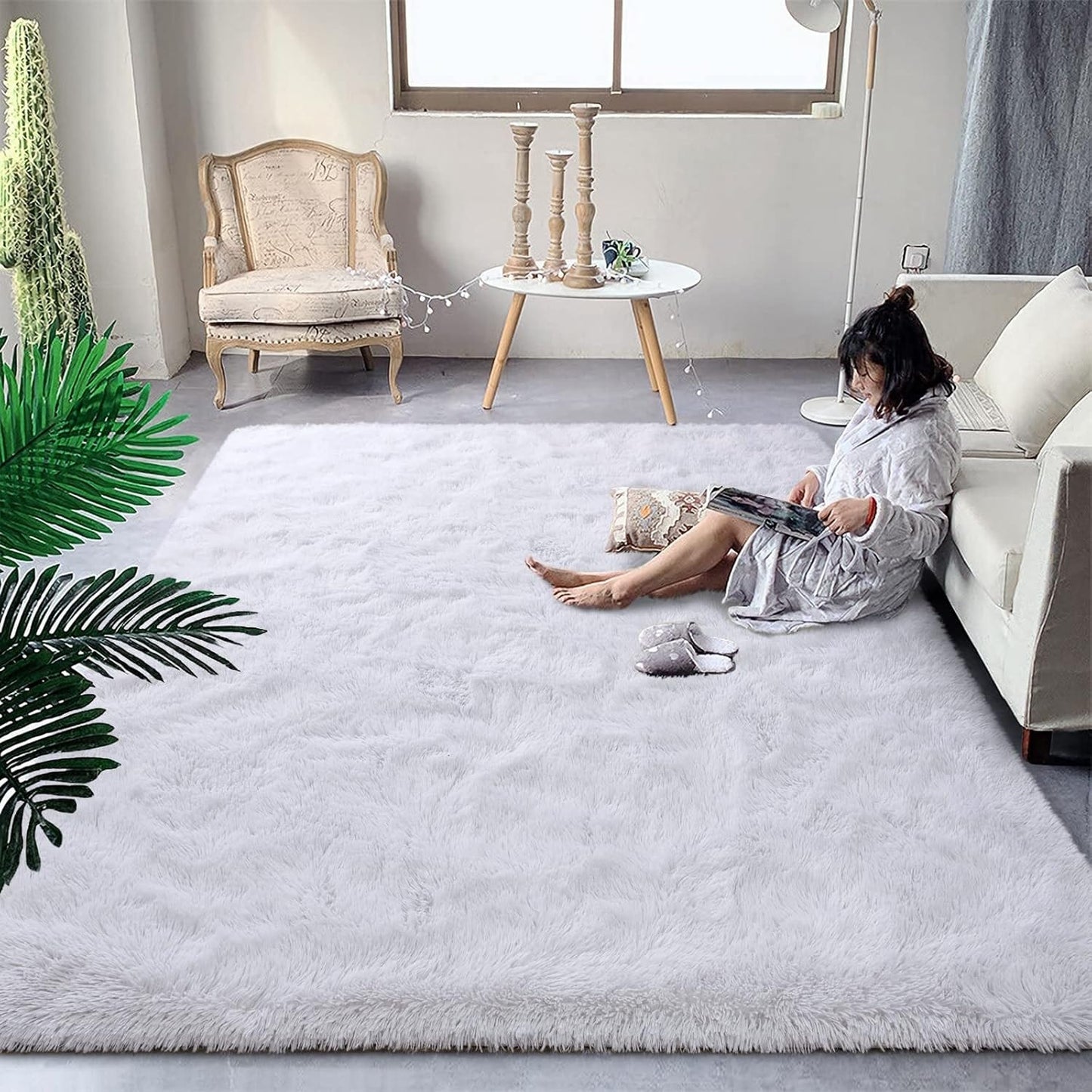 Large Size Home Decor Carpet Washable Nursery Area Rug - 8' x 10'