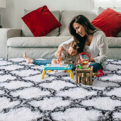 Large Size Home Decor Carpet Washable Nursery Area Rug - 8' x 10'
