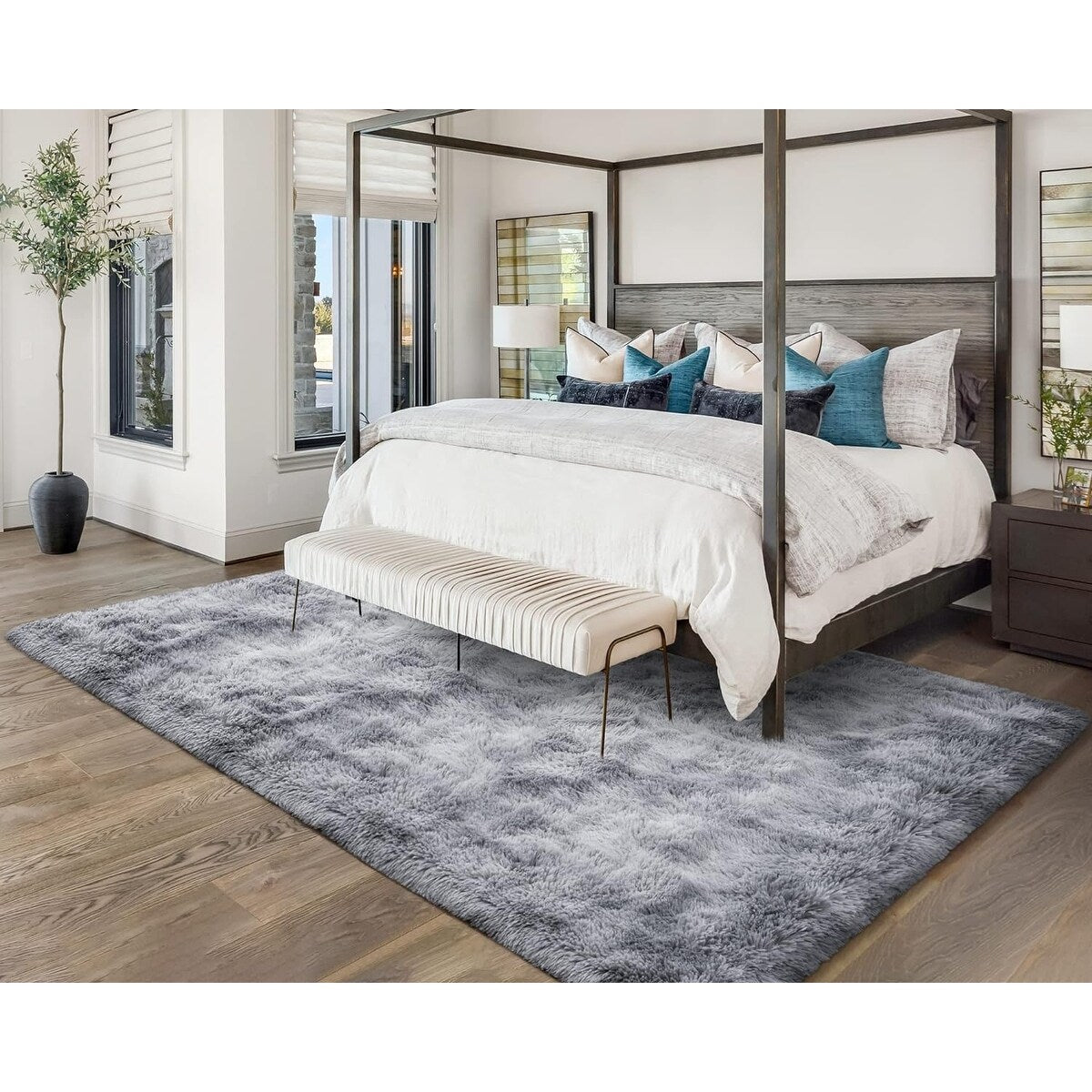 Large Size Home Decor Carpet Washable Nursery Area Rug - 8' x 10'