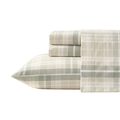 Laura Ashley Printed Cotton Flannel Sheet Set