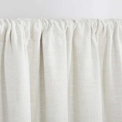 Lauren Ralph Lauren Herringbone 100% Blackout Back Tab/Rod Pocket Single Curtain Panel