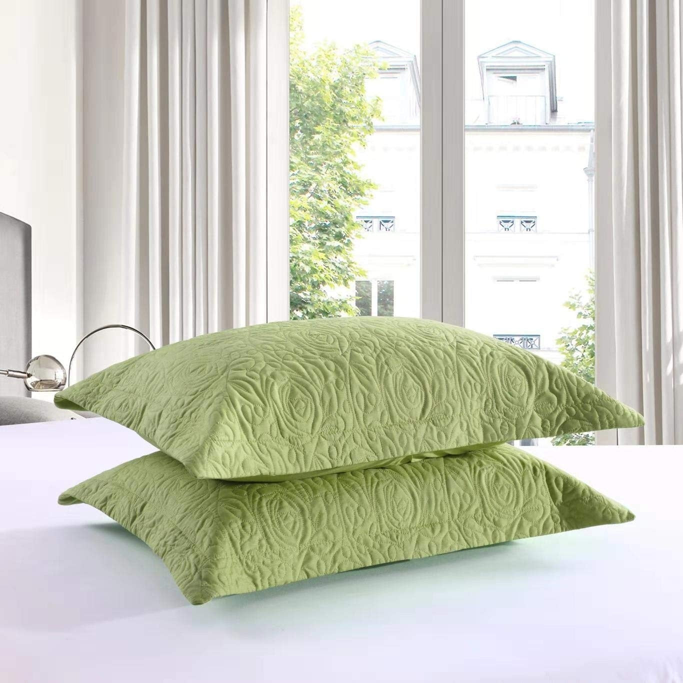 Porch & Den Manor Embroidered Pillow Sham (Set of 2)