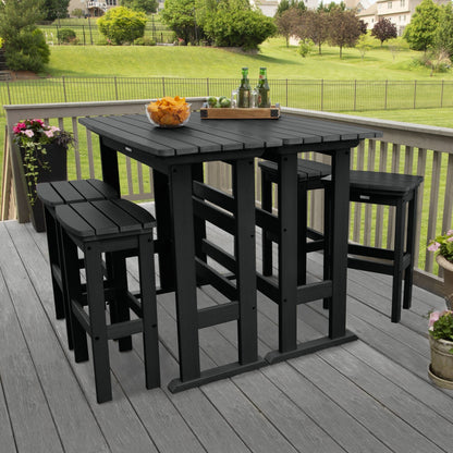Lehigh 6-Piece Outdoor Balcony Set - Bar-height