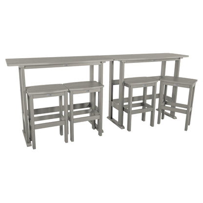 Lehigh 6-Piece Outdoor Balcony Set - Bar-height