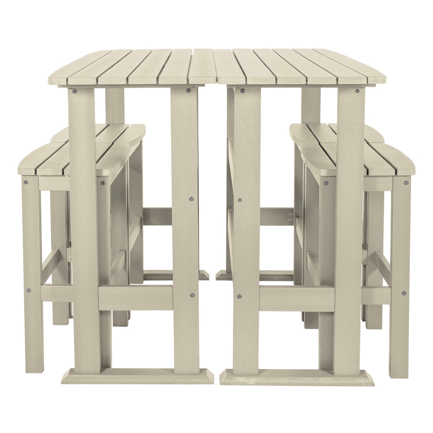 Lehigh 6-Piece Outdoor Balcony Set - Bar-height