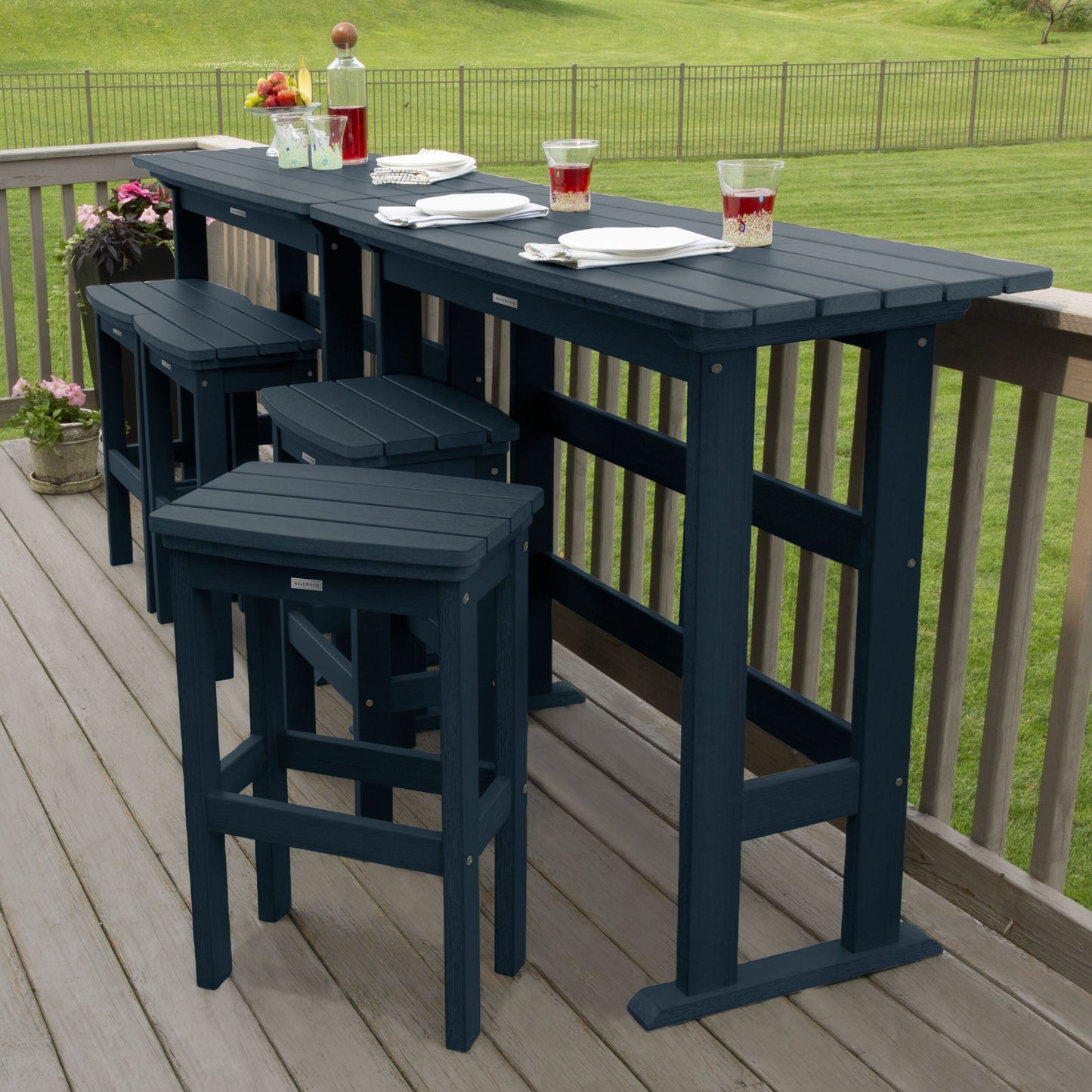 Lehigh 6-Piece Outdoor Balcony Set - Bar-height