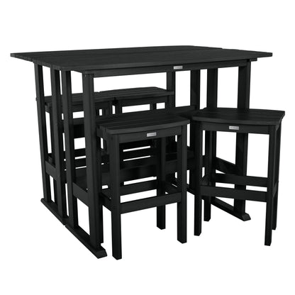 Lehigh 6-Piece Outdoor Balcony Set - Bar-height
